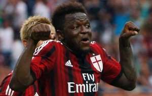 Muntari was thought to have fought coach Insaghi at AC Milan