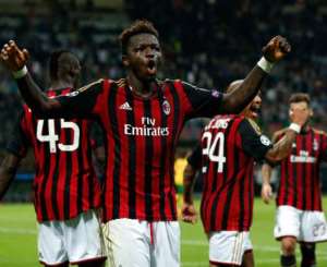 Sulley Muntari makes 50th appearance for Milan
