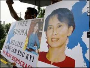 There have been international calls for Ms Suu Kyi's release