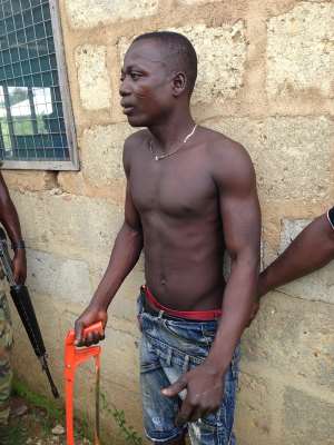 Dangerous Cable Thief Busted At Obuasi
