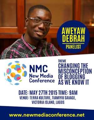 Join Ameyaw Debrah, Tolu Ogunlesi, Taiwo Kola Ogunlade, Subomi Plumptre, Ayo Rotimi Others At The New Media Conference On May 27th, 2015.