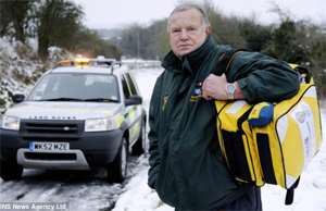 In shock: Volunteer Community First Responder Godfrey Smith had his services dispensed with by South Central Ambulance Service for driving 33mph in a 20mph zone