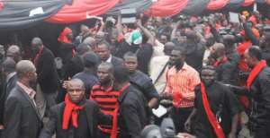 President Mahama implored this large crowd to forgive one another