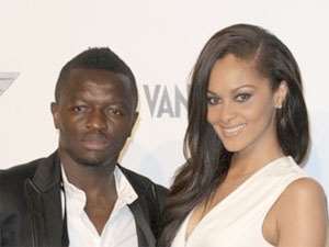 Sulley Muntari with his wife, Menaye Donkor