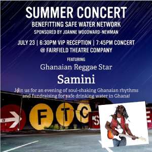 Samini Partners With Safe Water Network For Charity Concert