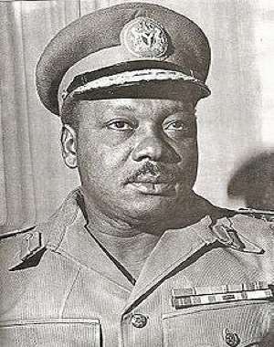 PHOTO: FORMER HEAD OF STATE, LATE GENERAL JOHNSON THOMAS UMUNNAKWE AGUIYI-IRONSI.