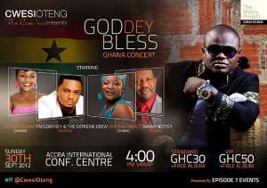 CWESI OTENG IN GRAND ALBUM RELEASE CONCERT -God Dey Bless Ghana Concert on 30th September