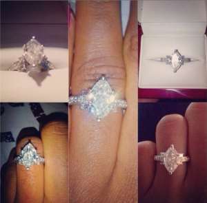 'Wow I can stare at my finger all day' Jude Okoye Fiance Flaunts Her Engagement Ring