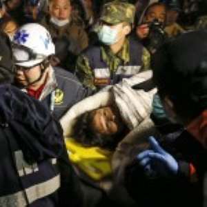 Taiwan Quake: Collapsed Tower Block Traps 132 People
