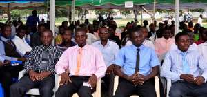 Students of the Takoradi Polytechnic at a recent matriculation