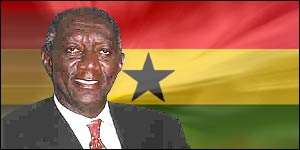 President Kufuor begins official visit to France