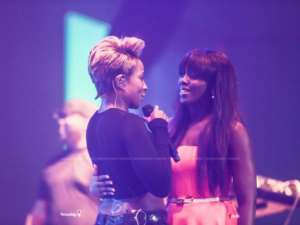 Mary J Blige  Tiwa Savage Reunite  Sisters With Soul Concert