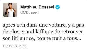 Mathieu Dossevi: He returned home after 27h in his car!