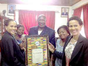 Twins Foundation honours Burkinab envoy