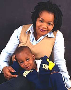 Bimbo Oshin-Ibironke and son, Segun