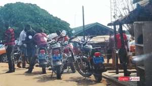 Motorcycle transportation booming at Donkorkrom