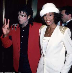 Whitney(RIP) with M.J(RIP)