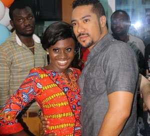Martha and Majid at the event