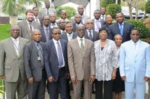 A group photograph of participants including Mrs Dzifa Attivor
