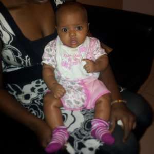 Ex-Wazobia FM OAP, Matse Shows Off 3-Month-Old Baby