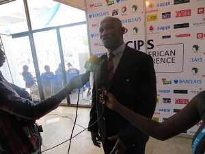 Dr. Tett Afotey-Walters Interacting With The Press