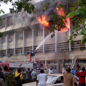 UNILAG MATHEMATICS DEPARTMENT  GUTTED BY FIRE