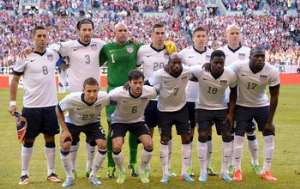 The US national team poses for a photo before their Brazil 2014 FIFA World Cup qualifier against Panama at Century Link Field stadium in Seattle, Washington, on June 11, 2013.