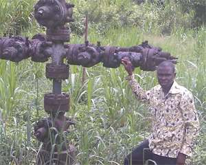 The first oil well discovered in Niger Delta in Nigeria over 50 years ago