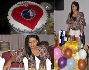 Birthday Pictures Ramsey Nouah Celebrates With Rita Dominic On Movie Set