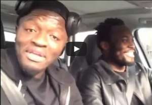 Sulley Muntari and Micheal Essien post diss video to Hip-life star Sarkodie