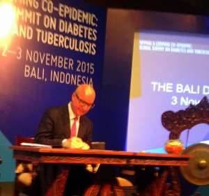 Indonesia Signs The Historic Bali Declaration Targeting The Looming TB Diabetes Co-Epidemic