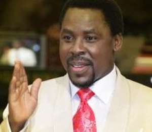 Prophet TB Joshua: being blamed by Super Eagles