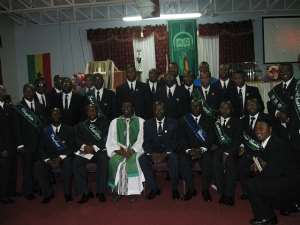 NEW EXECUTIVES OF GHANA METHODIST MENS FELLOWSHIP                         SWORN INTO OFFICE
