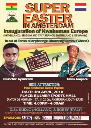 Super Easter In Amsterdam - Inauguartiom of Kwahuman Europe