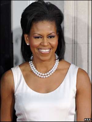 There was speculation as to whether Mrs Obama would bare her arms