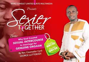Counselor Lutterodt presents 'Sexier Together' on Dec 26