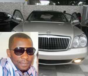 The Maybach vehicle acquired by Kennedy Agyapong