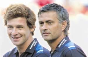 Villas Boas and former Chelsea manager and mentor Jose Mourinho