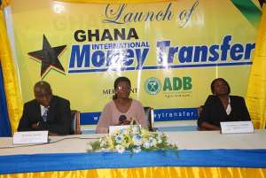 GHANA INTERNATIONAL MONEY TRANSFER SERVICE GMT FORMS STRATEGIC ALLIANCE WITH ADB AND MERCHANT BANK