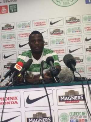 Ghana midfielder Mubarak Wakaso unveiled by Scottish side Celtic