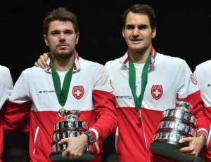 Amazing: Stan Wawrinka shares the love with Roger Federer, savours 'amazing feeling'
