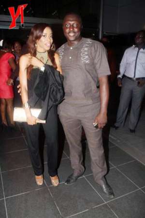 Femi Brainard Steps Out With Wife After Marriage