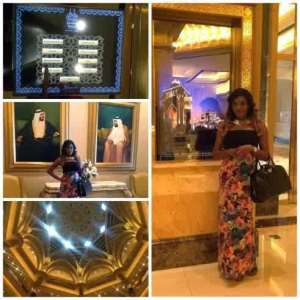 Chika Ike Lodges In The World Most Expensive Hotel In Abu Dubai photos