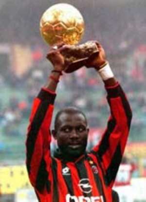 GEORGE WEAH GIVES LEROY THUMBS UP