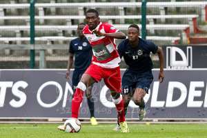 William Owusu scored a double for FC Antwerp