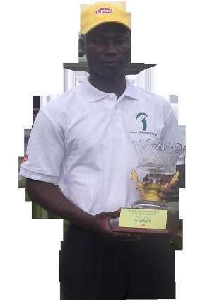 Amenyo overcomes bogey scare to clinch Lipton 3rd Anniversary Golf Open