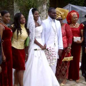 More Pictures Of Top Celebrities At Stephanie Okerekes Fairy Tale Wedding