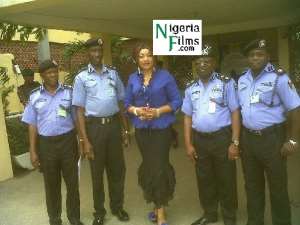 Sexy Actress, Eucharia Visits New Lagos Police Commissioner