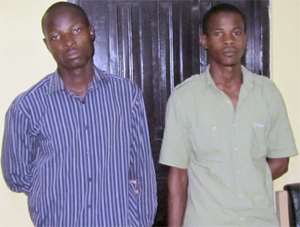 From left: Zebedee Hunter Obikyere and Kola Obikyere