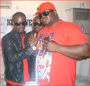 Sarkodie, Duncan and Babs at Reggies Office